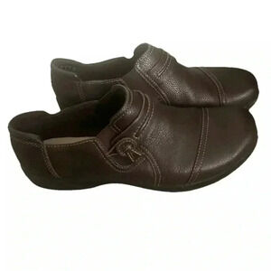 Women’s Ultimate Comfort Collection By Clarks Slip On Clog Size 6.5